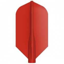 Penas 8-FLIGHT Slim vermelha. 3 Uds.