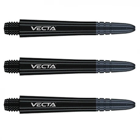 Winmau Vecta Schaft Schwarz lange