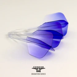 CONDOR AXE shape Transparent Blau Kurz