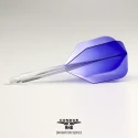 CONDOR AXE shape Transparent Blau Kurz