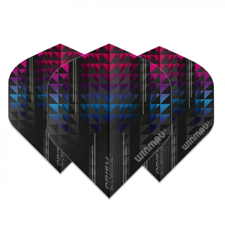 Winmau Prism Alpha Black-Pink Standard Flights