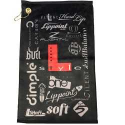L-STYLE Schwarz Handtuch