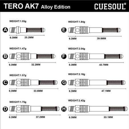 Cuesoul TERO AK7 Alumínio