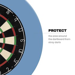 Surround Designa Dartboard Heavy Duty Plain Azul Su049-azul