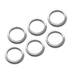 Anillos Shot Lock Rings Set Silver 6 Unidades Sh-sm3915