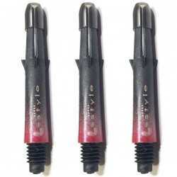 L-SHAFT KARBON Schwarz-Rot kurz 190